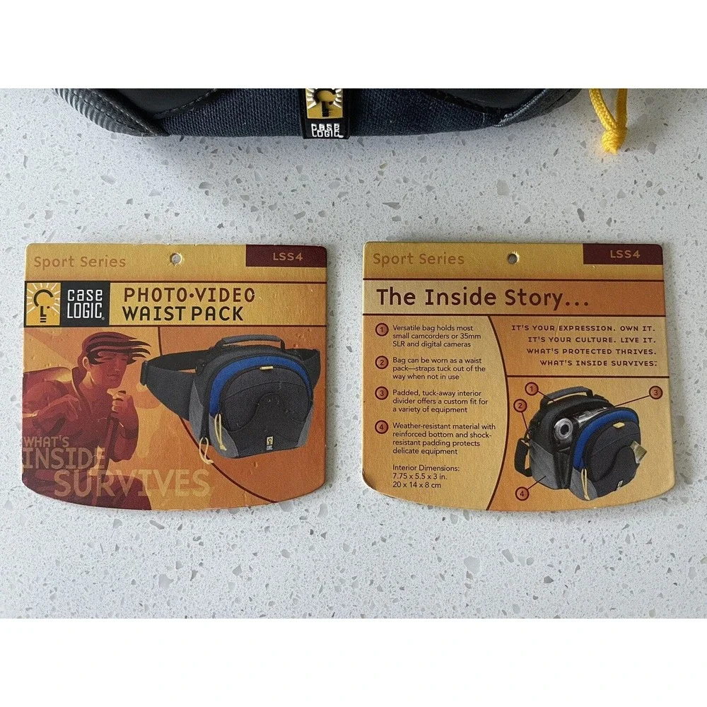 Case Logic Photo Video Waist Pack Sport‎ Series 2002 Vintage